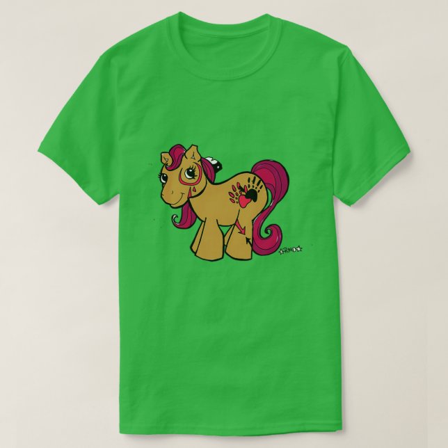 Camiseta mi pequeño poni de guerra (Diseño del anverso)