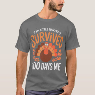 Camiseta Mi pequeño sobrevivió 00 días de mi divertida cria
