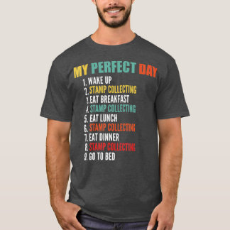 Camiseta Mi perfecta colección de timbres divertidas de día