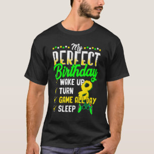 Camiseta Mi Perfecta Fiesta De Cumpleaños Para El Jugador B