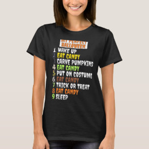 Camiseta Mi perfecto halloween Funny Skeleton Zombie Guay P