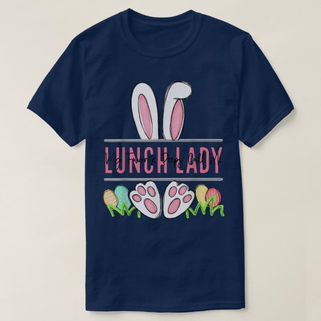 Camiseta Mi Perla Favorita Llámame Dama del Almuerzo Feliz  (Diseño del anverso)