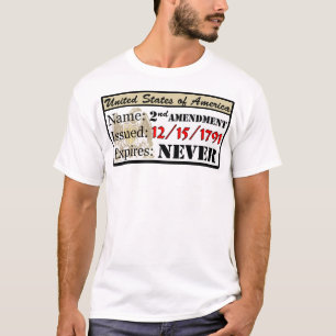 Camiseta ¡Mi permiso del arma!