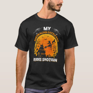 Camiseta Mi perro boyero australiano monta de copiloto en H