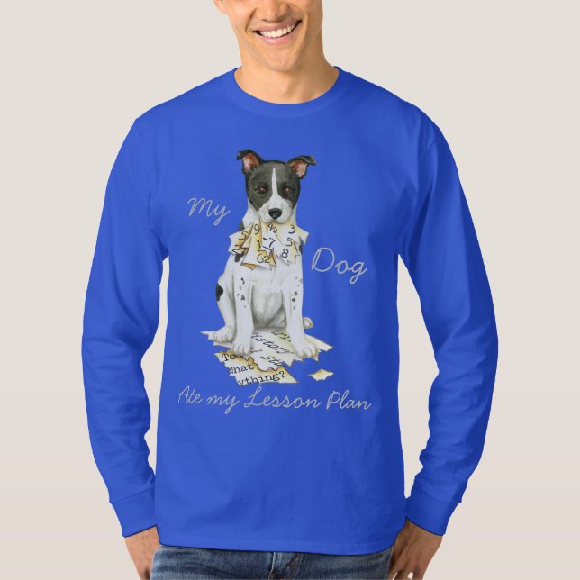 Camiseta Mi perro canaense comió mi plan de clases (Anverso)