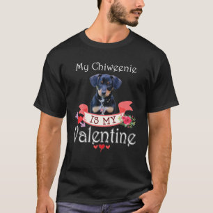Camiseta Mi Perro Chiweenie Es Mi Feliz Gusto De San Valent