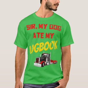 Camiseta Mi perro comió mi cuaderno de bitácoras