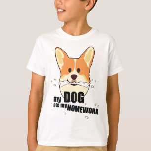 Camiseta Mi perro comió mi preparación