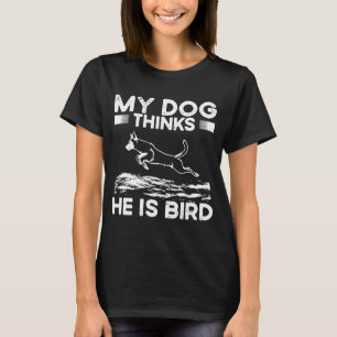 Camiseta Mi Perro Cree Que Es Un Pavo De Pájaro Buceando