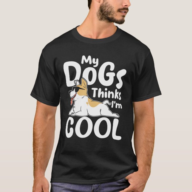 Camiseta Mi perro cree que soy Guay - Perro amante (Anverso)