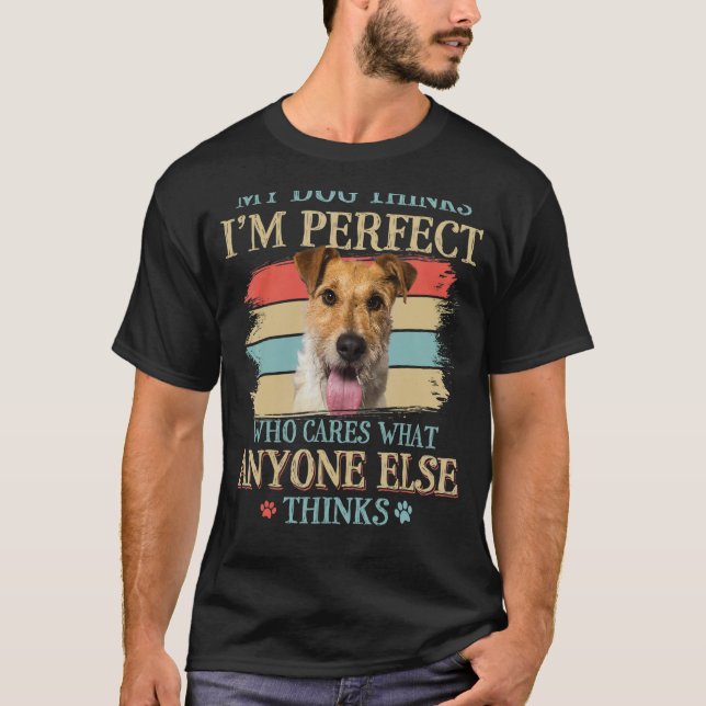 Camiseta Mi perro cree que soy la dieta perfecta para perro (Anverso)