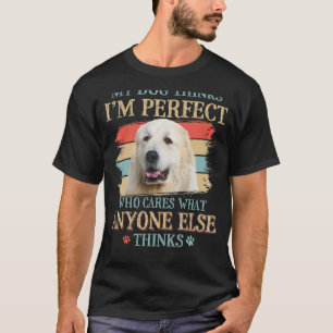 Camiseta Mi perro cree que soy un gran retro de perro de lo