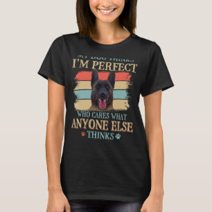 Camiseta Mi perro cree que soy un perfecto retro holandés d