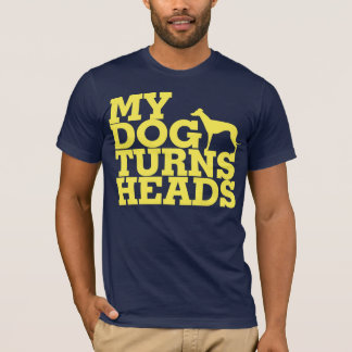 Camiseta Mi perro da vuelta al galgo de las cabezas