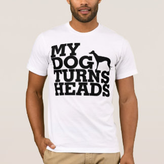Camiseta Mi perro da vuelta al galgo de las cabezas