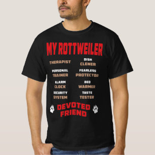 Camiseta Mi perro de Rottweiler obsequia a un amigo