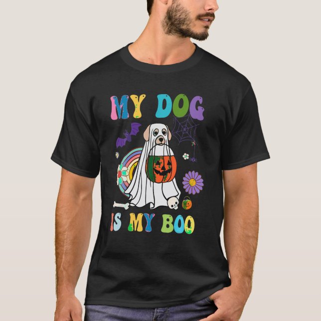 Camiseta Mi Perro Es El Propietario De Un Perro Gracioso Bo (Anverso)