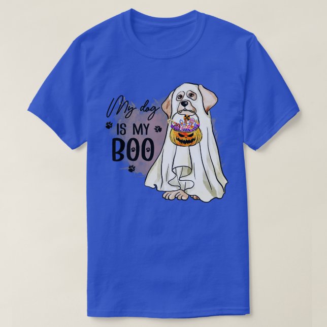 Camiseta Mi Perro Es El Propietario De Un Perro Gracioso Bo (Diseño del anverso)