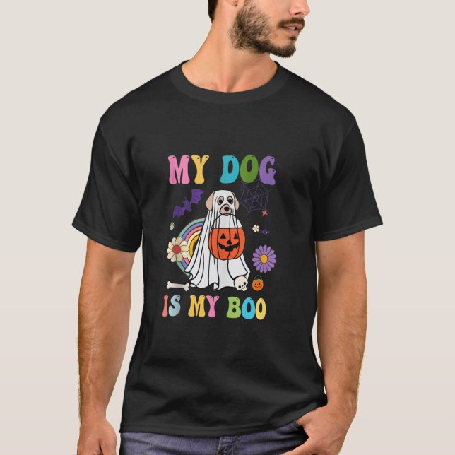 Camiseta Mi Perro Es El Propietario De Un Perro Gracioso Bo (Anverso)