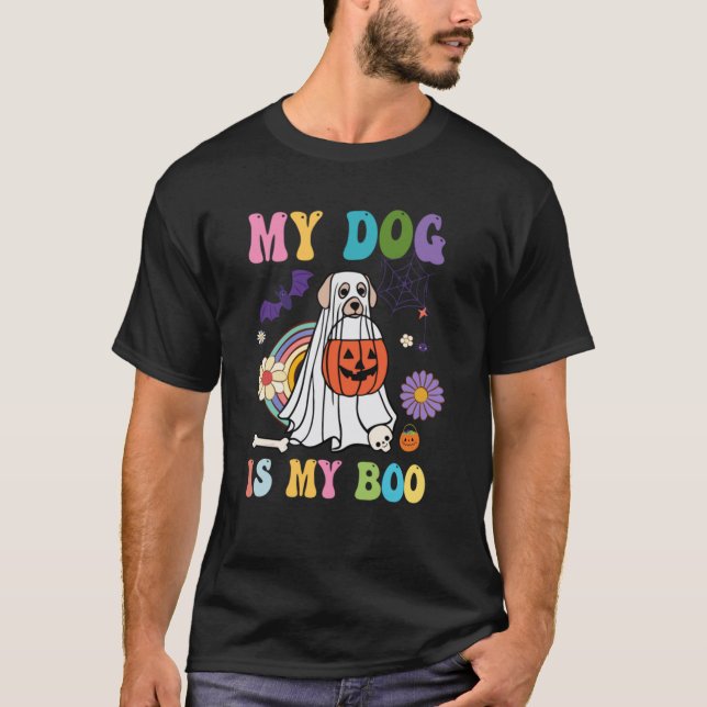 Camiseta Mi Perro Es El Propietario De Un Perro Gracioso Bo (Anverso)