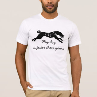 Camiseta Mi perro es más rápido