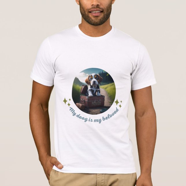 Camiseta mi perro es mi amado (Anverso)