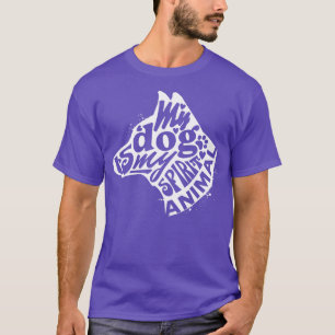 Camiseta Mi perro es mi amante de los animales espirituales