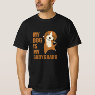 Camiseta Mi Perro Es Mi Beagle Perro Guardaespaldas