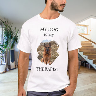 Camiseta Mi perro es mi foto terápica