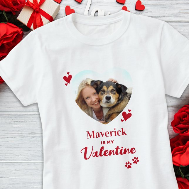 Camiseta Mi Perro Es Mi Mascota De Corazón Personalizado De (Subido por el creador)
