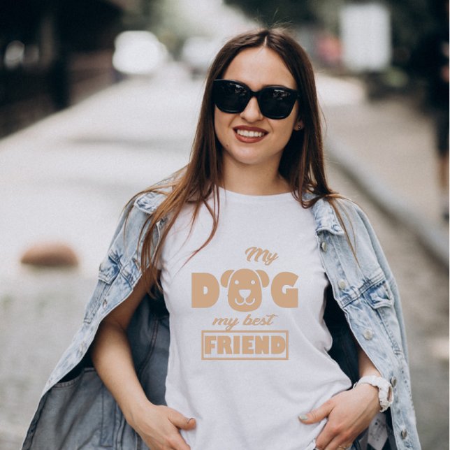 Camiseta Mi perro es mi mejor amigo (Subido por el creador)