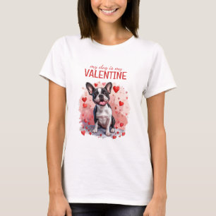 Camiseta Mi Perro Es Mi Perro Terrier De San Valentín En Bo