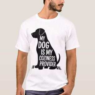 Camiseta Mi perro es mi proveedor de comodidad - Hombres di