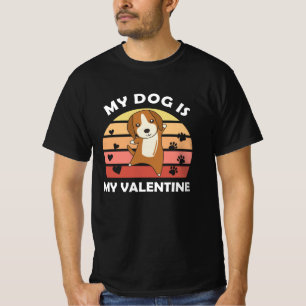 Camiseta Mi Perro Es Mi Vintage De Los Animales De Valentin