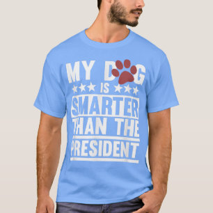 Camiseta Mi Perro Es Perro Más Inteligente Papá Mamá Lomo A