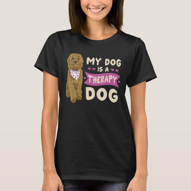 Camiseta Mi Perro Es Un Voluntario Mascota Asistido Por La  (Anverso)