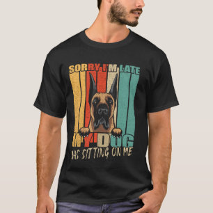 Camiseta Mi Perro Estaba Sentado Sobre Mí Funny Fawn Gran D