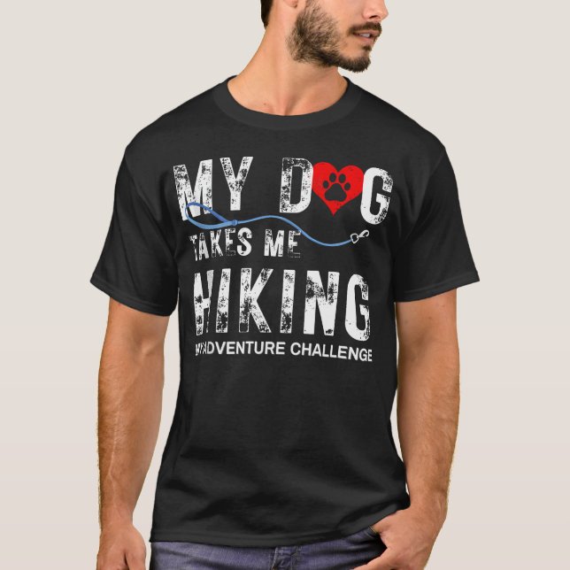 Camiseta Mi perro me lleva (Anverso)