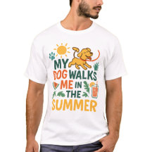 Mi perro me pasea en verano - Amante de los perros