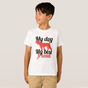 Camiseta Mi perro mi mejor amigo