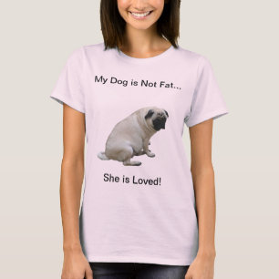 Camiseta Mi perro no es barro amasado gordo