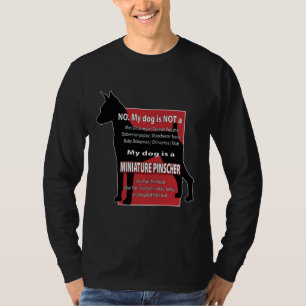 Camiseta ¡Mi perro no es un mini Dobie!