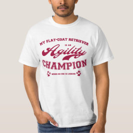 Camiseta Mi perro perdiguero Plano-Revestido es un campeón
