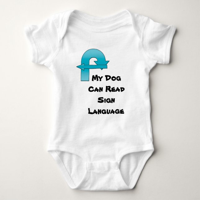 Camiseta Mi perro puede leer lenguaje de señas (Anverso)