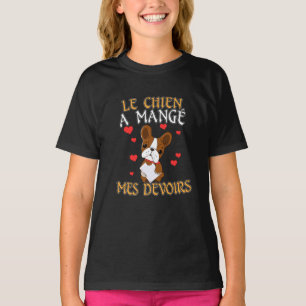 Camiseta Mi perro se comió mi tarea - Cita de aprendizaje d