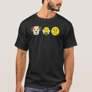 Camiseta Mi Perro Se Puso Sobre Una Bee Grimaculando Cara M