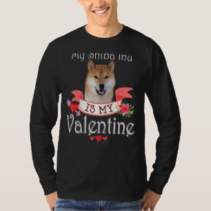 Camiseta Mi Perro Shiba Inu Es Mi Corazón Feliz De San Vale