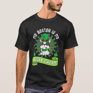 Camiseta Mi Perro Terrier De Boston Es Mi Encanto Afortunad