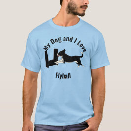 Camiseta Mi perro y yo amamos la bola de nieve