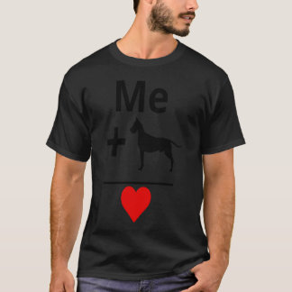 Camiseta Mi perro y yo somos iguales a los perros enamorado